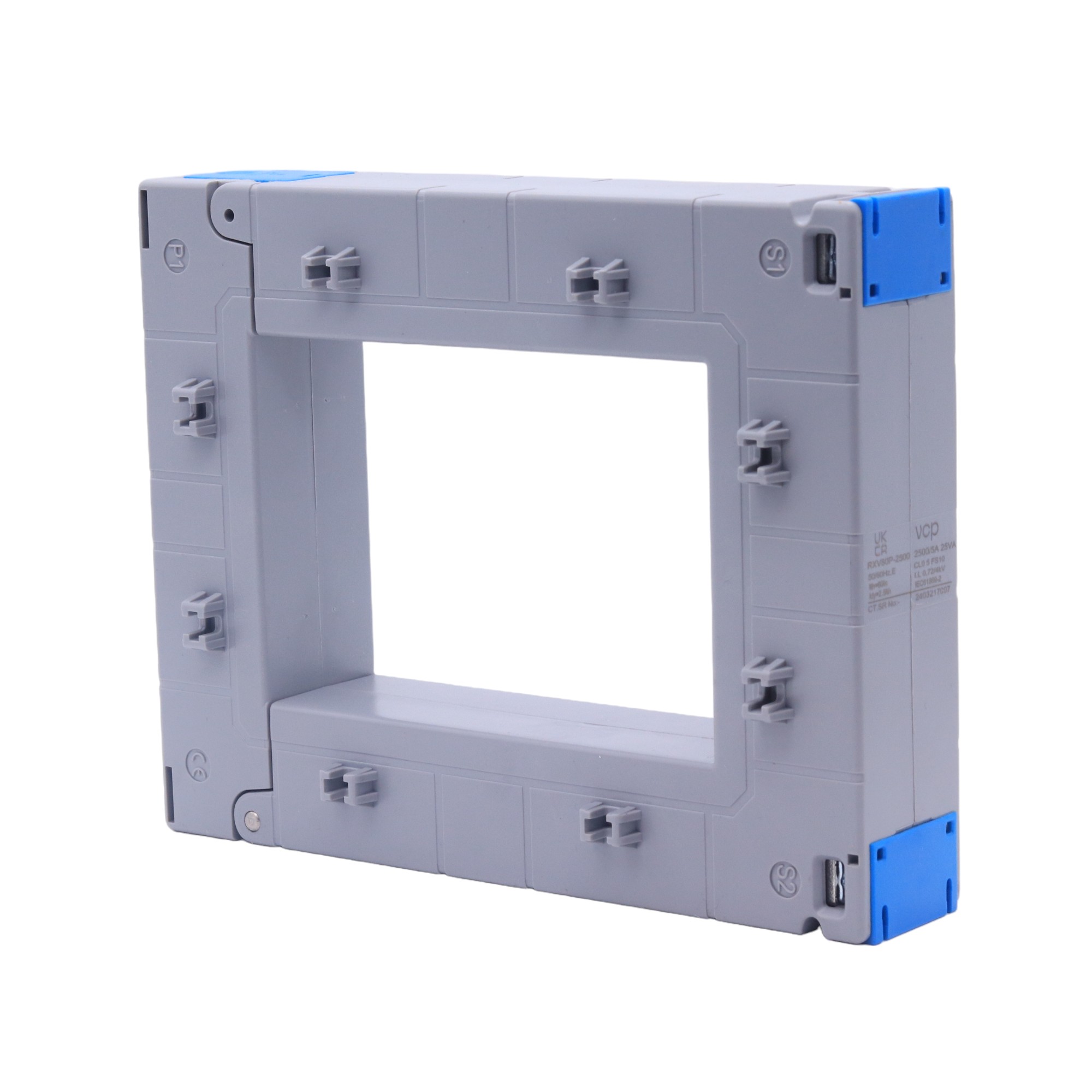 TRANSFORMADORES DE CORRIENTE NÚCLEO PARTIDO, 600/5, VENTANA 85 X 125MM