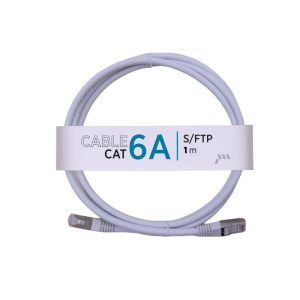 Patch Cord blindado (S/FTP) CAT6A, color gris, 33FT-10M