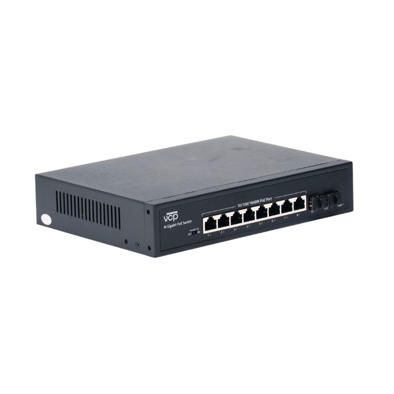SWITCH SWCNASMMM8GSF,8 PORTS PoE 10/100/1000