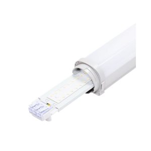 Hermética con LED integrado, 50W, 100V-277V, 8000LM, 5000K