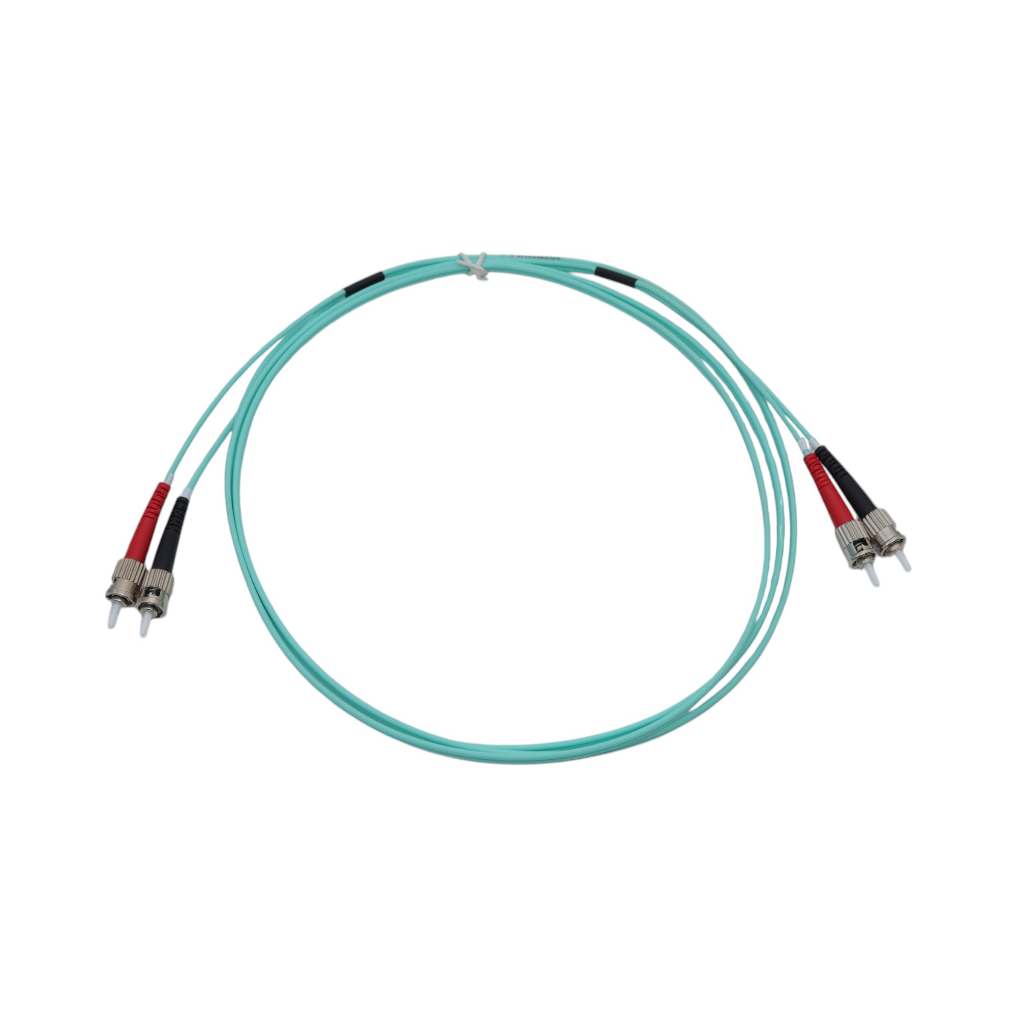 Patch cord de fibra óptica, ST/ST, multimodo 50/125µm OM3, 3 metros