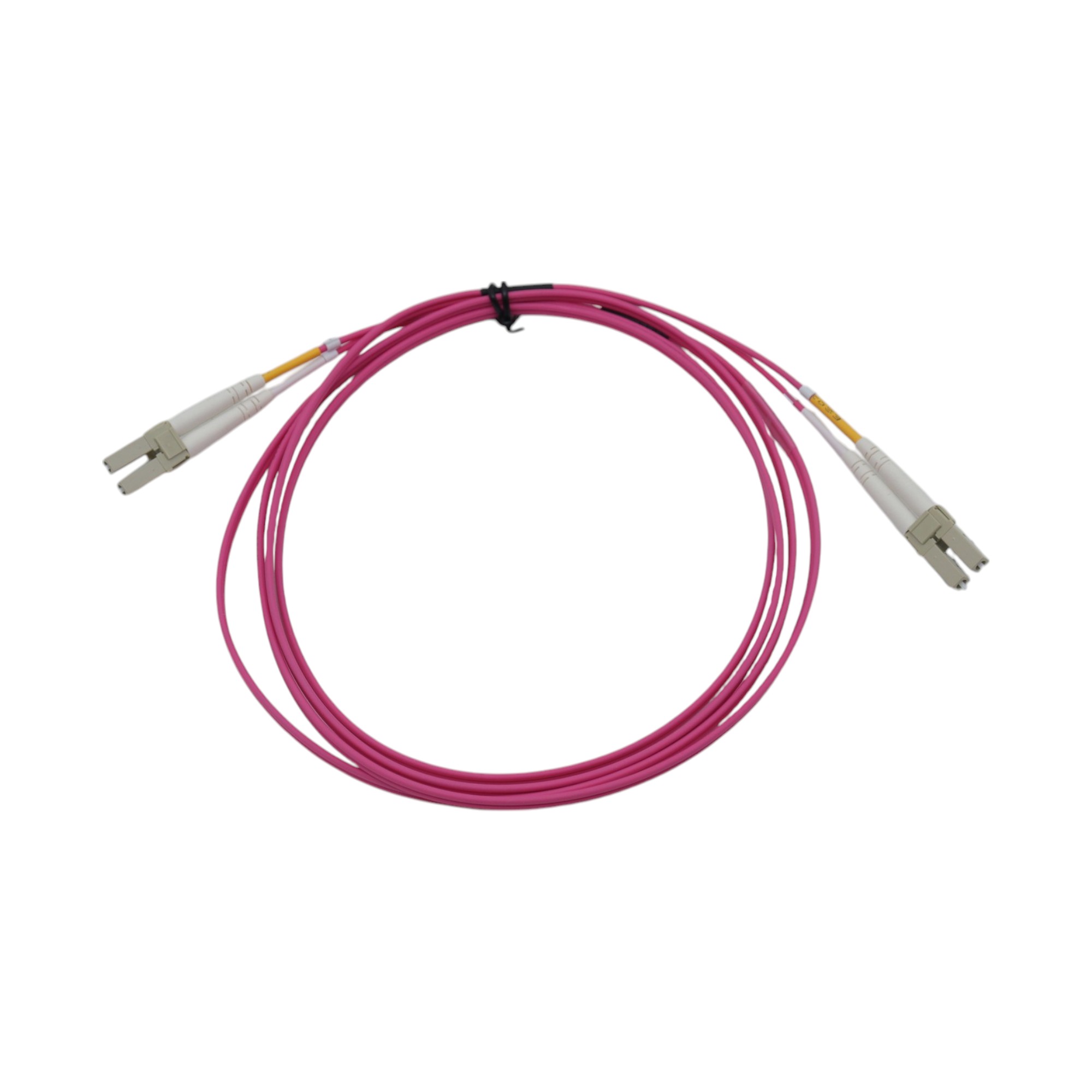 Patch cord de fibra óptica, LC/LC, multimodo 50/125µm OM4, 5 metros