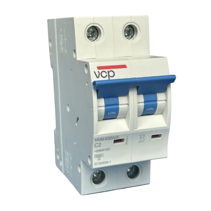Mini-interruptores MCB 6KA, 220V, 2A, 2P
