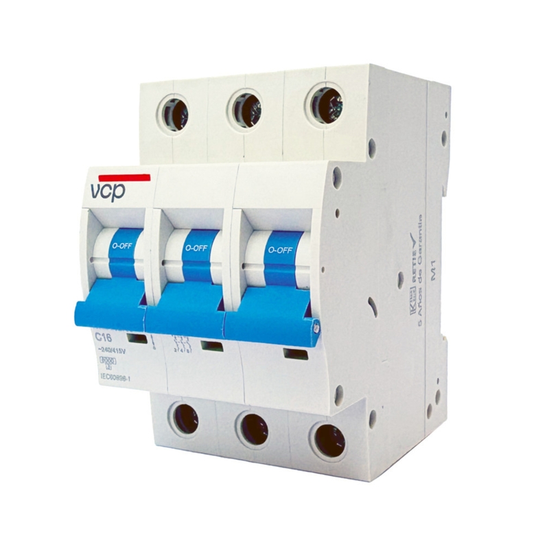 Mini-interruptores MCB 10KA, 220V, 63A, 3P