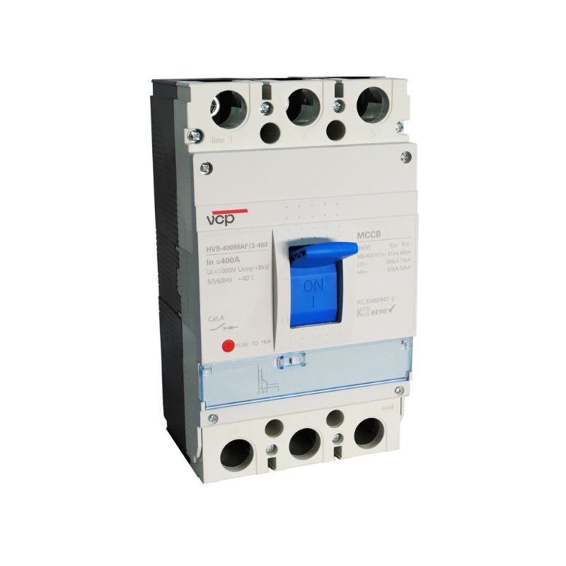 Interruptores caja moldeada, 140X257X150mm, 220/440V, 300A, 100kA