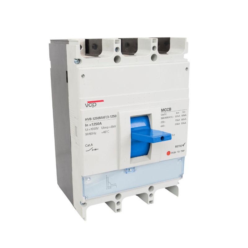 Interruptores caja moldeada, 210X275,5X155mm, 220/440V, 1250A, 100kA