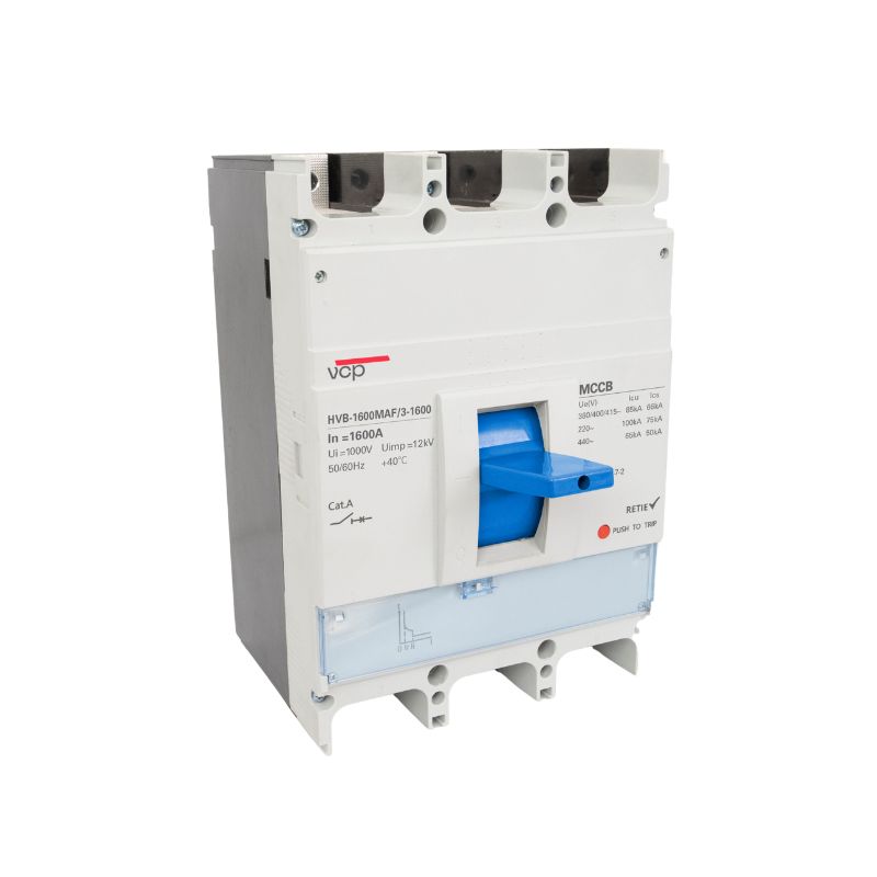 Interruptores caja moldeada, 210X340X244mm, 220/440V, 1600A, 100kA