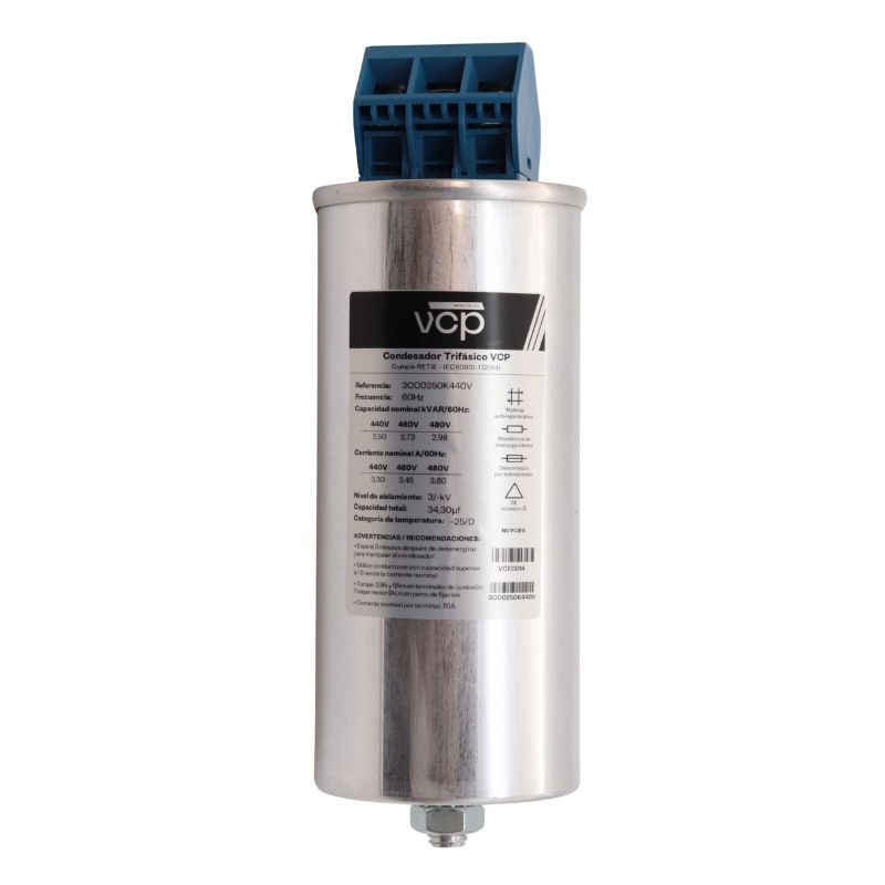CONDENSADORES DE BAJA TENSIÓN 440V