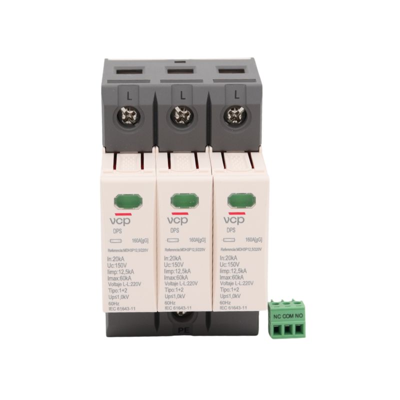 DPS TIPO 1+2 3 POLOS 220V/120 12,5KA10/350 60kA8/20 Uc150 V