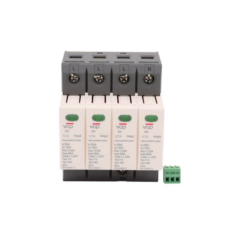 DPS TIPO 1+2 4 POLOS 220V/120 12,5KA10/350 60kA8/20 Uc150 V