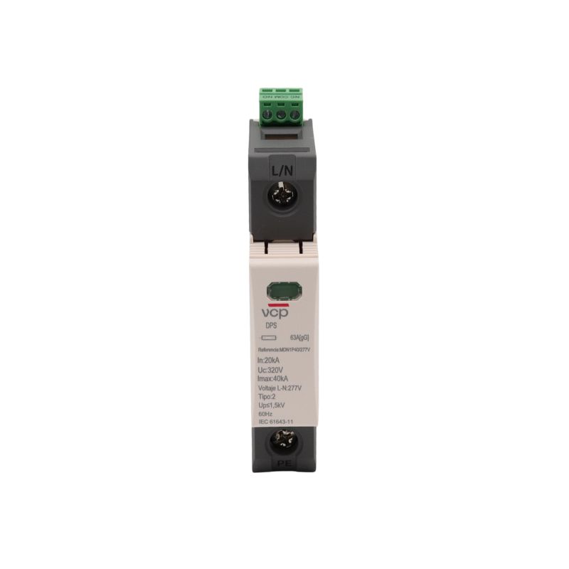 DPS TIPO2 1 POLO 120V 40kA/8,20I RIEL DIN