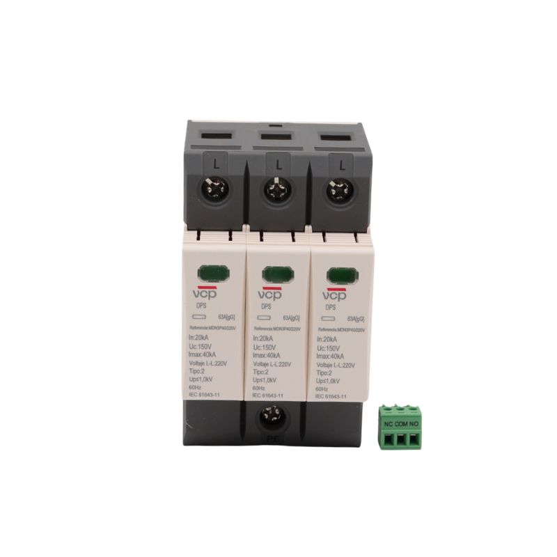 DPS TIPO2 3POLO 220/120V 40kA/8,20 RIEL DIN