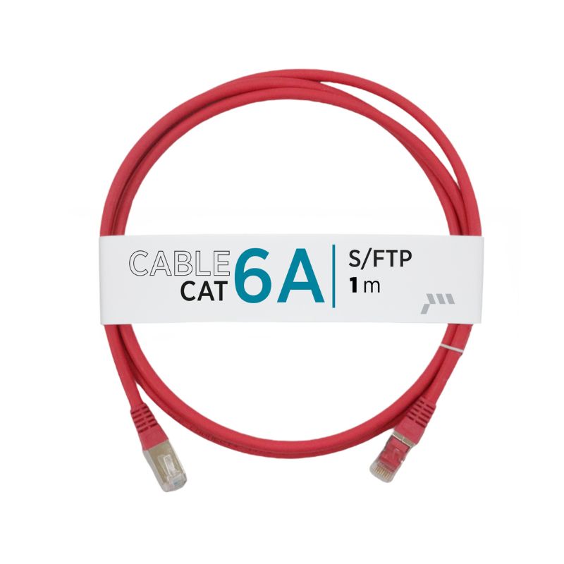 Patch Cord sin blindaje (U/UTP) CAT6, color rojo, 7FT-2.1M