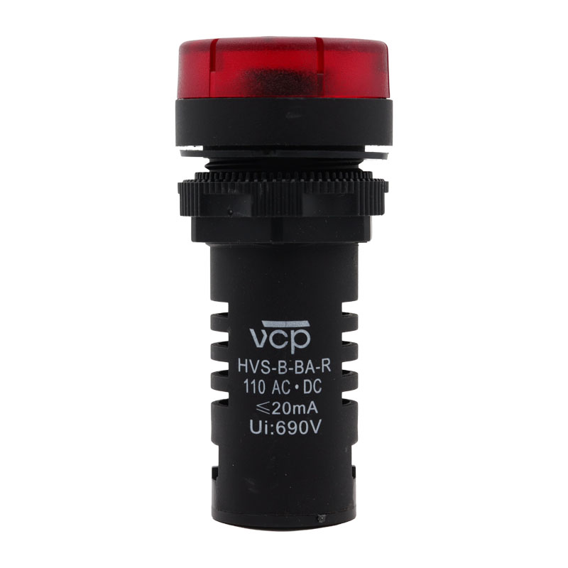 Buzzer electrónicos rojo 22 mm 110 VAC