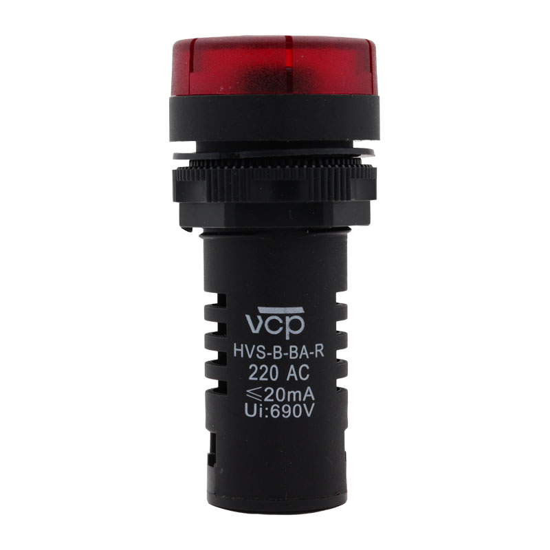 Buzzer electrónicos rojo 22 mm 220 VAC