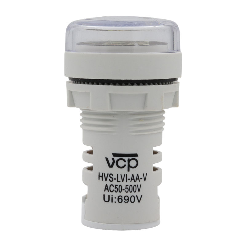 Pilotos electrónicos V/I verde 22 mm 500V-100A